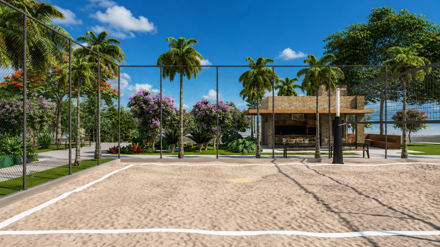 Quadra de areia